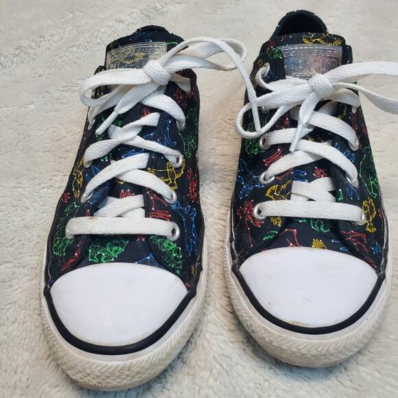 Converse All Star Black‎ Star Animal Constellation Unisex Boy Shoes Sneakers 2 - Picture 4 of 11